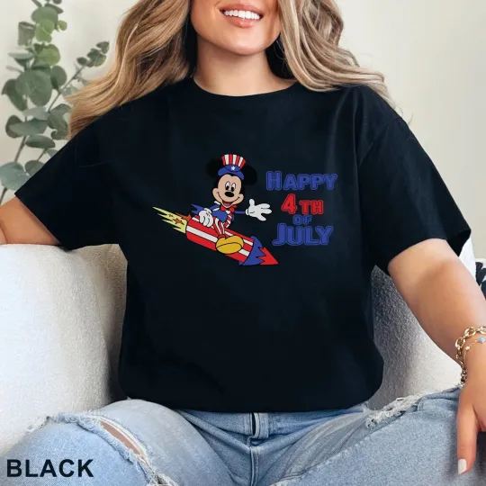 Discover Disney Mickey USA T-Shirt, Mickey USA 4th Of July USA Tee