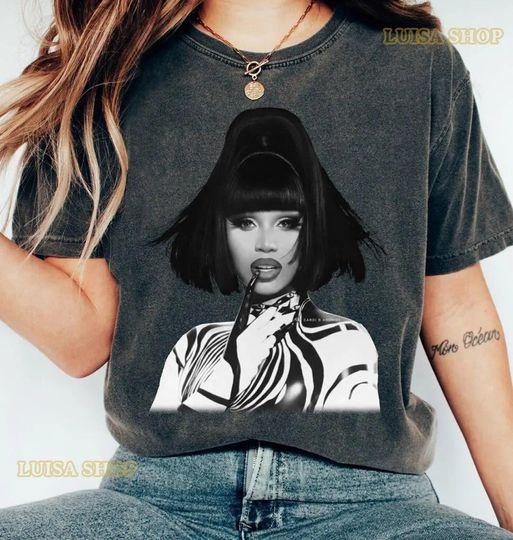 Discover Cardi B Little Miss Drama Tour 2026 Shirt, Cardi B Tour 2026 T-Shirt, Cardi B Concert Merch, Comfort Colors Graphic Tee, Cardi B Merch Top