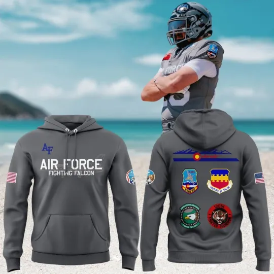 Discover Air Force Falcons F16 Inspired 3D Hoodie – Military Style Football Fan