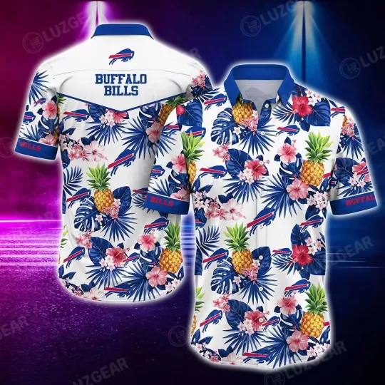 Discover Buffalo Football Tropical Pineapple Hawaiian Shirt