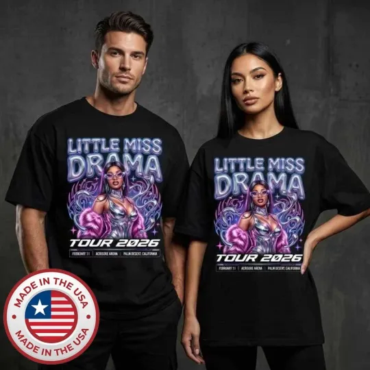 Discover Cardi B Little Miss Drama Tour February 11 2026 Acrisure Arena Unisex T-Shirt