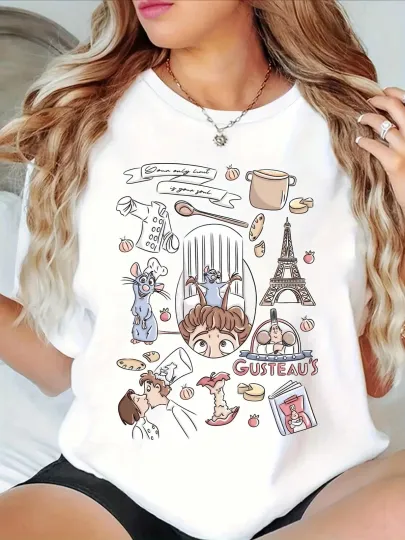 Discover Disney Funny Ratatouille Gusteaus T-Shirt, Gift For Friends