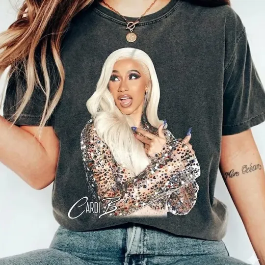 Discover Bardi Gang 2026 Little Miss Drama Tour Shirt Rap Queen Hip Hop Fan Concert Gift