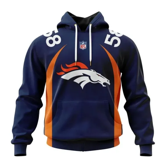 Discover Personalized Denver Football Broncoss Team Hoodie Unisex Adult Gift