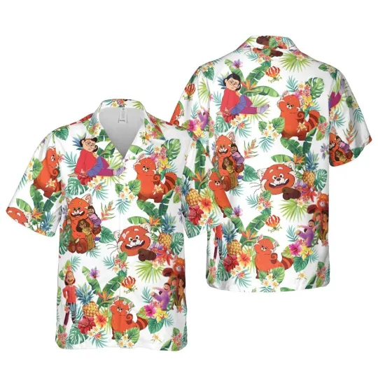 Discover Disney Turning Red Hawaiian Shirt Button Down Shirt