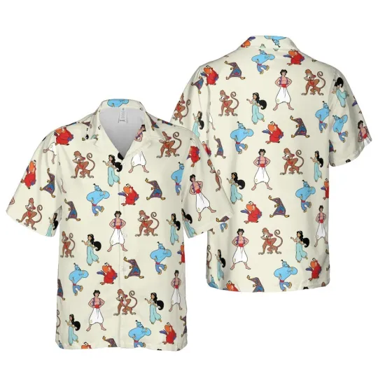 Discover Disney Aladdin Hawaiian Shirt Button Down Shirt