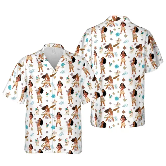 Discover Moana Hawaiian Shirt Button Down Shirt