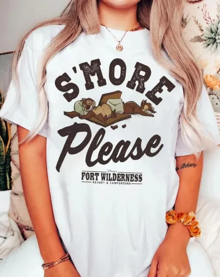 Discover Disney S’More Please Chip N’ Dale  T-Shirt Men Women Unisex 2