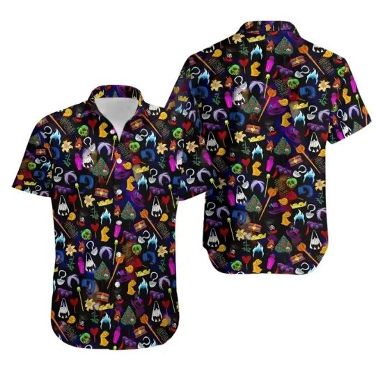 Discover Disney Villain Icons Disney Hawaiian Shirt