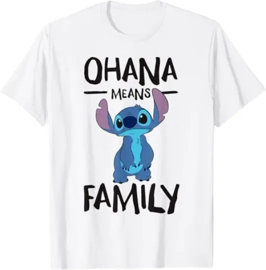 Discover Lilo & Stitch Ohana Means Family T-Shirt, Gift For Friends
