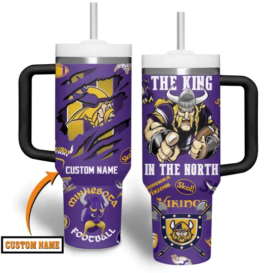 Discover Custom Pro Football Team Tumbler – 40oz Cup with Handle