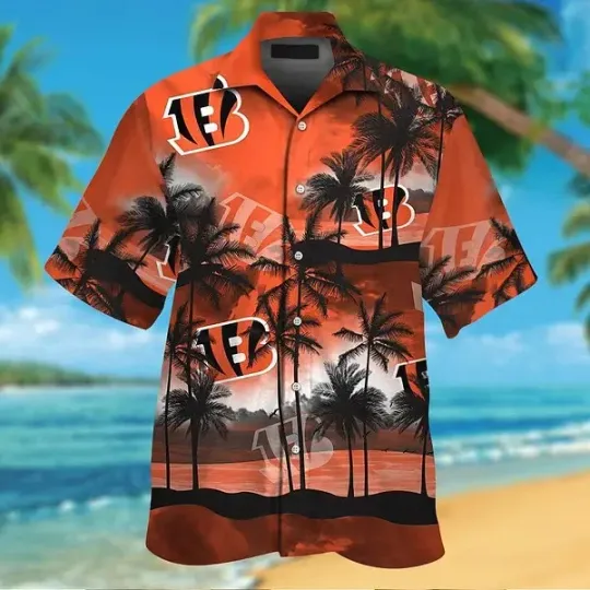Discover Cincinnati Football Short Sleeve Button Up Tropical Hawaiian Shirt VER014