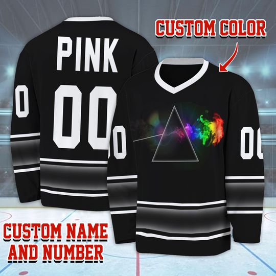 Discover Personalized Music Band Hockey Jersey , Custom Music Concert Ice Hockey Team Uniform Name and Number Printed, Long Sleeve Men Women Gift