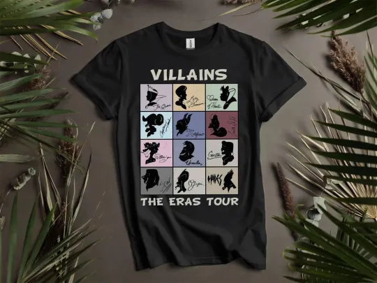 Discover Disney Villains Characters Group T-Shirt, Gift For Friends