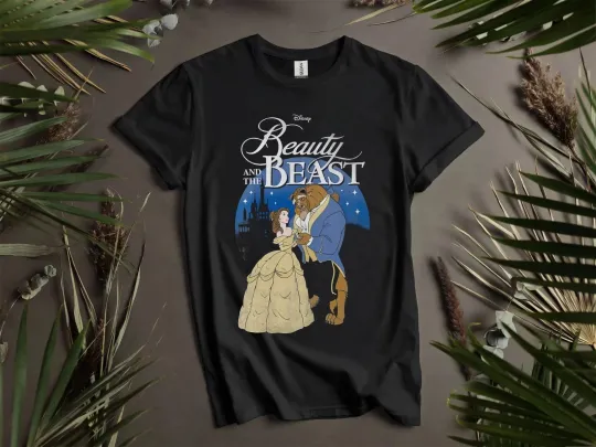 Discover 90s Beauty And The Beast T-Shirt, Gift For Friends