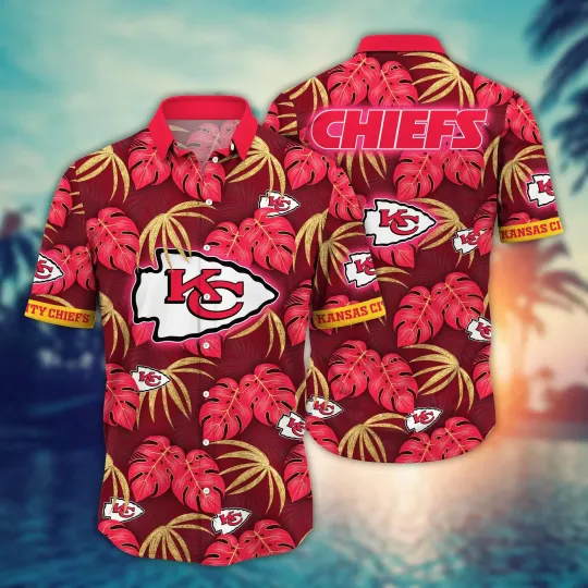 Discover Kansas City Football Sunbath Aloha Hawaiian Shirt
