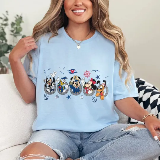 Discover Dissney Cruise Line Mickey And Friends T-Shirt