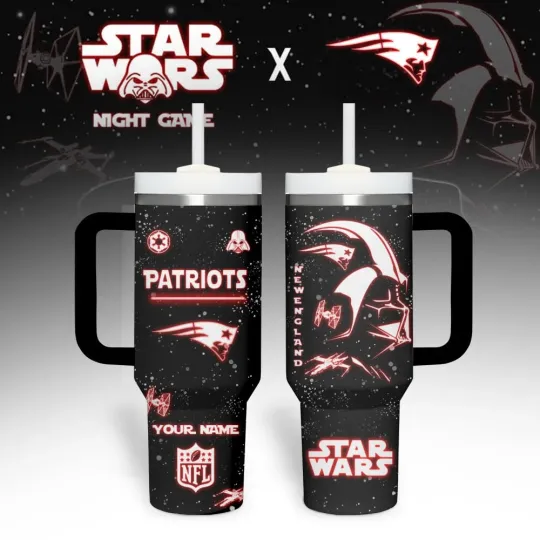 Discover Custom New England Football Style Tumbler 40oz – Stainless Travel Cup