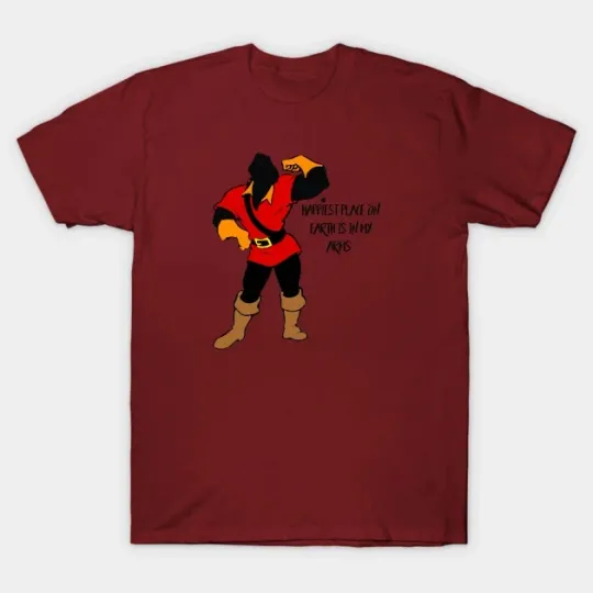 Discover Disney Happiest T-Shirt Maroon, Place On Earth In In My Arms 2025