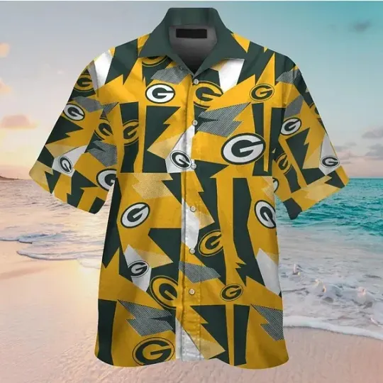 Discover Hawaiian Green Bay Football Shirt Unique Design