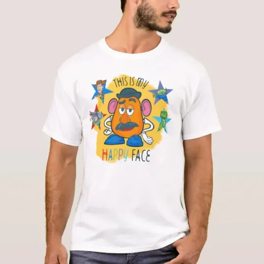 Discover Disney Mr. Potato Head Shirt, This Is My Happy T-Shirt, Gift For Friends
