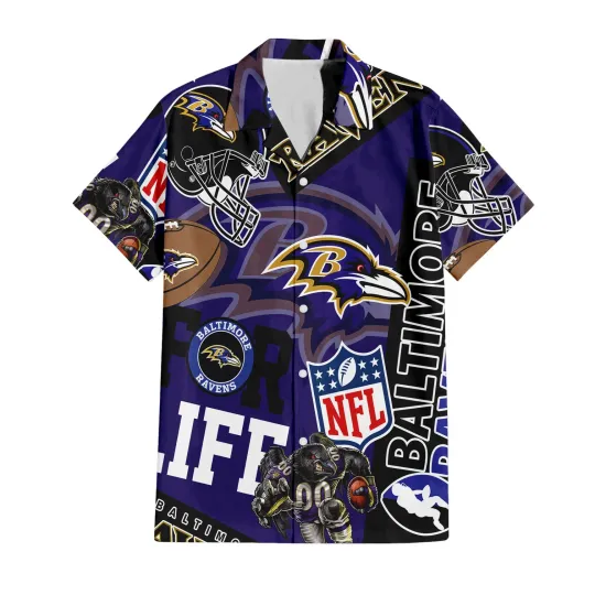 Discover football Baltimore For Life Hawaiian Shirt