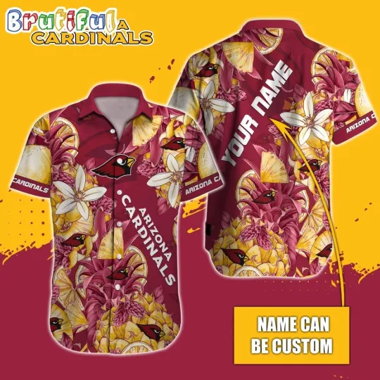 Discover Personalized football Arizonna Hawaiian Shirt Special Tropical Fruit