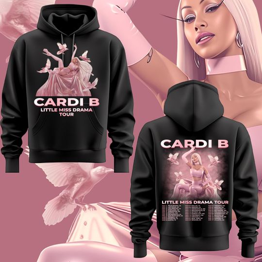 Discover Cardi B Am I The Drama Tour Hoodie (Front and Back)
