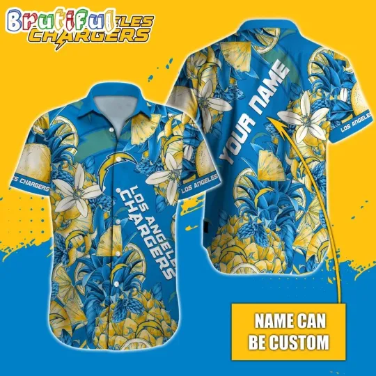 Discover Personalized football Los Angeles Hawaiian Shirt Special Tropical Fruit