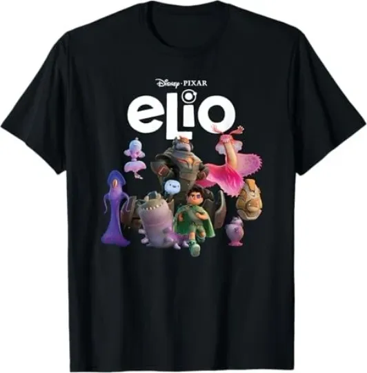 Discover Disney Pixar Elio Main Characters Group Shot T-Shirt Size S - 5XL
