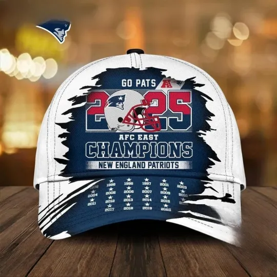 Discover Patriots AFC East Champions Super Bowl Classic Cap