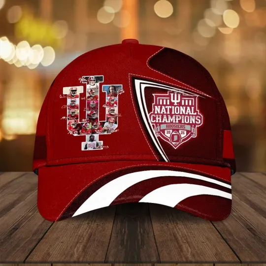 Discover Hoosiers Football 2025 Big Ten Champions Classic Cap