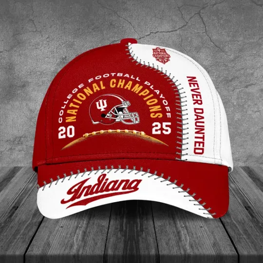 Discover Indiana Hosiers Football 2025 National Champions Classic Cap