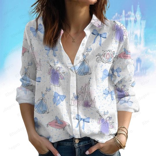 Discover Disney Cinde Women's Blouses Shirt, Shirt for Her
