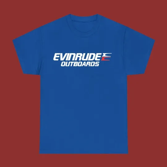 Discover Evinrude Outboards Men's Blue Size S-5XL