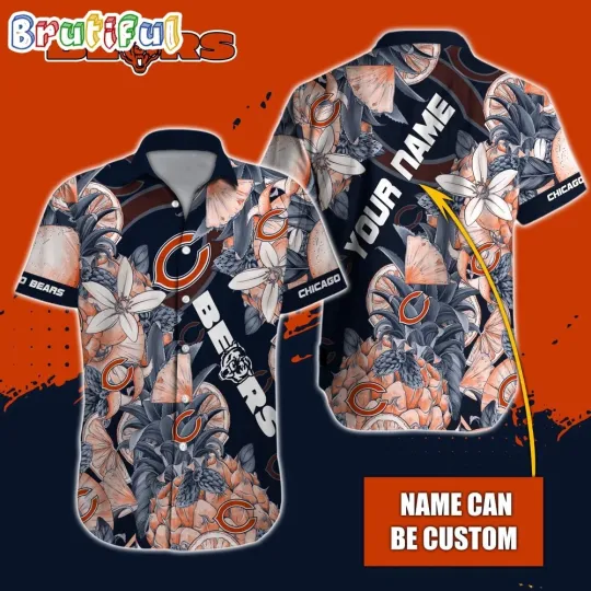 Discover Personalized football Chicago Hawaiian Shirt Special Tropical Fruit