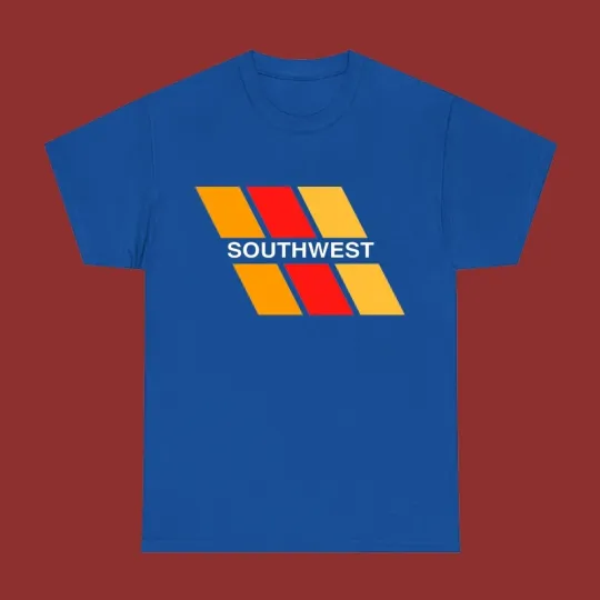 Discover Southwest Airlines Men's Blue Size S-5XL