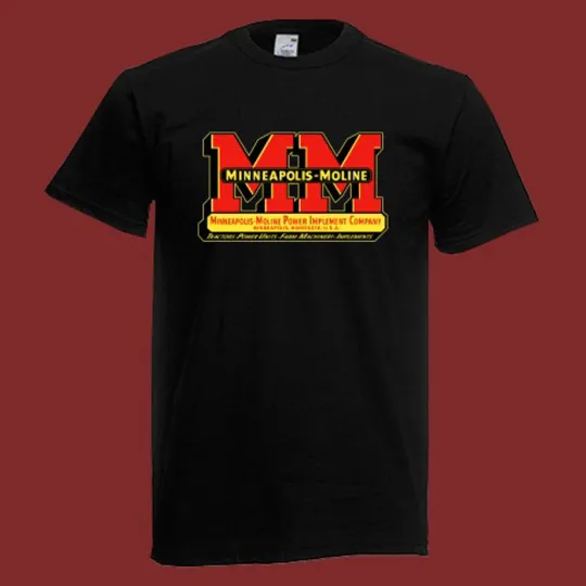 Discover Minneapolis Moline Machinery Men's Black Size S-5XL