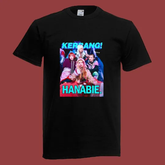 Discover Hanabie Kerrang! Men's Black Size S-5XL