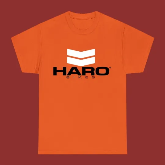 Discover Haro Bikes Bicycle Men's T-Shirt Orange