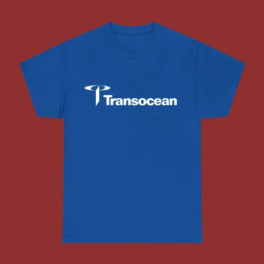Discover Transocean Drilling Company Men's T-Shirt Blue
