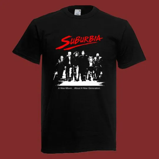 Discover Suburbia Movie Poster T-Shirt Men Black