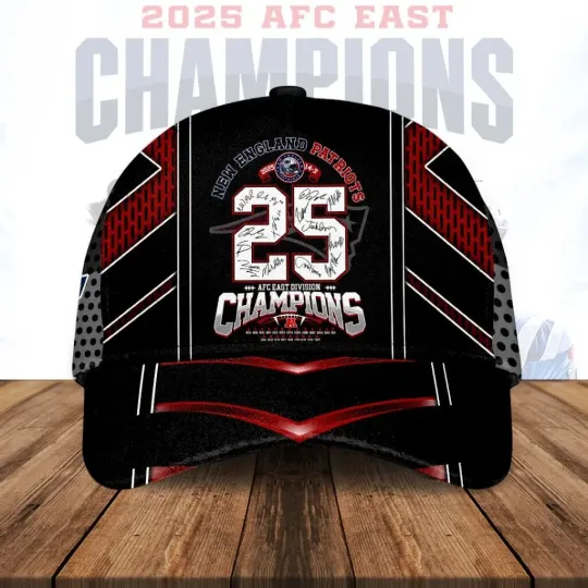 Discover Patriots 2025 AFC East Champions Classic Cap