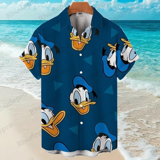 Discover Disney 2025 3D Printed Hawaiian Shirt The Lion King Shirt Men's Shirt Summer Fashion Trend Retro Boutique Camisas Para Hombres