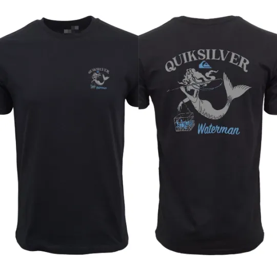Discover Quiksilver Mermaid Graphic Unisex T-Shirt