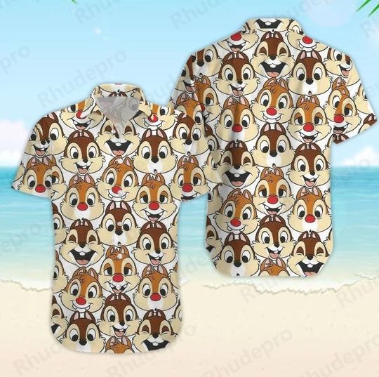 Discover Chip N Dale 100 Years of Wonder Disney Hawaiian Shirt for Men