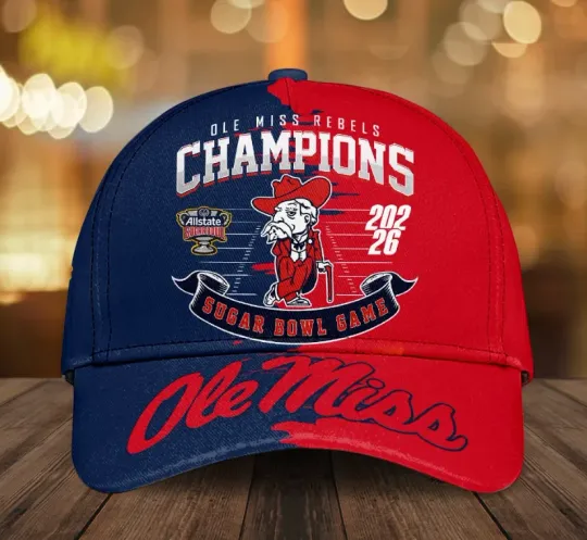 Ole Miss Rebels Team Unisex Baseball Cap