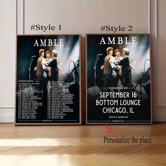 Discover AMBLE The Reverie Tour 2025 Poster