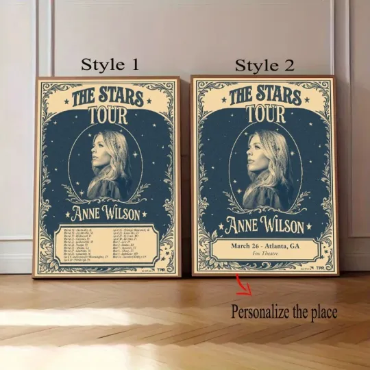 Discover Anne Wilson The Stars 2026 Event Poster