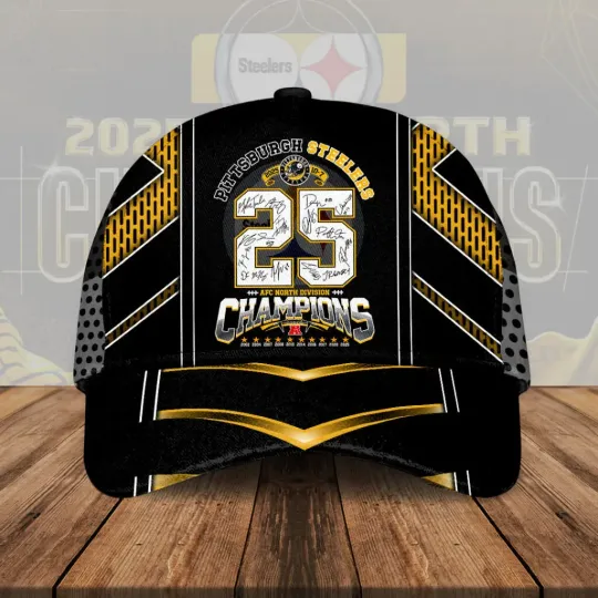 Discover Steeler 2025 AFC North Champions Classic Cap –  15742